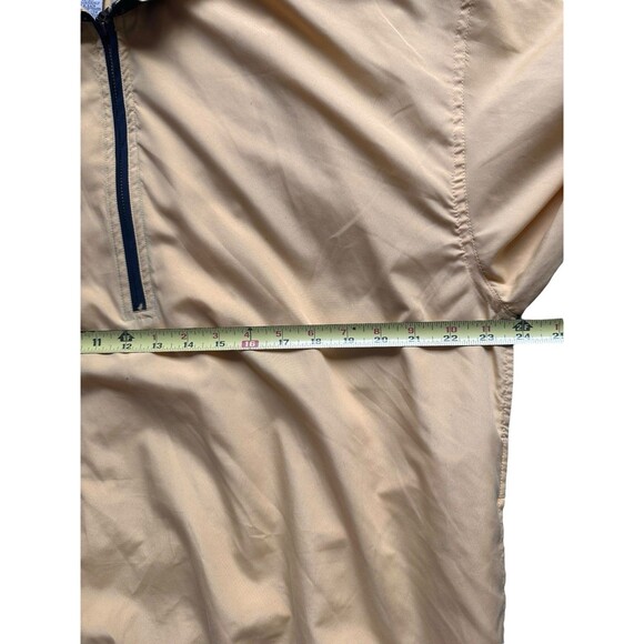 Vintage ease Athleticwear 1/4 Zip Windbreaker Large Yellow Casual Sportswear Y2K - Picture 4 of 5